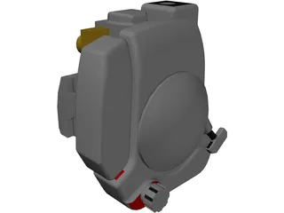 Lawnmower Engine 3D Model preview