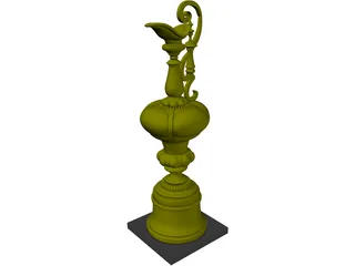 Americas Cup Trophy 3D Model preview