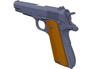 Colt 45 3D Model preview