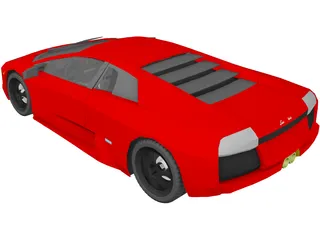 Lamborghini LP640 3D Model preview