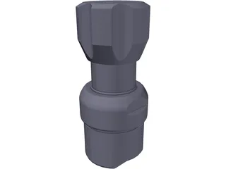 Pressure-Reducing Regulator 3D Model preview