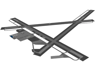 Airfield 3D Model preview
