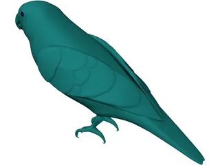 Parakeet 3D Model preview