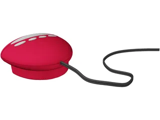Clock Digital 3D Model preview