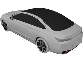 Citroen DS9 (2021) 3D Model preview