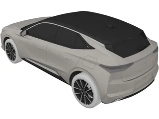 Citroen DS4 (2021) 3D Model preview