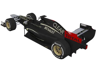 Lotus E21 F1 (2013) 3D Model preview