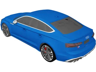 Audi S5 Sportback (2021) 3D Model preview