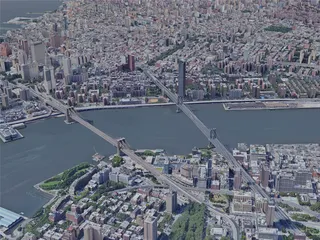 New York City, Lower Manhattan, USA (2021) 3D Model preview