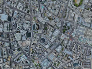 London City, UK (2021) 3D Model preview
