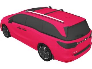 Honda Odyssey (2021) 3D Model preview