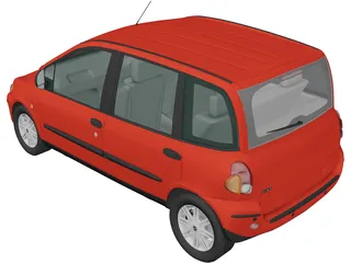 Fiat Multipla (1998) 3D Model preview