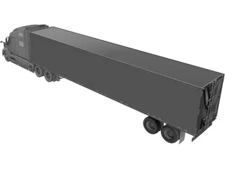 Volvo VNL 860 (2018) 3D Model preview