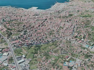 Vigo City, Spain (2021) 3D Model preview