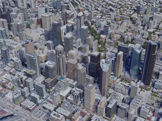 Seattle City, USA (2021) 3D Model preview
