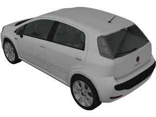 Fiat Punto (2010) 3D Model preview