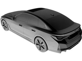 BMW i4 (2022) 3D Model preview