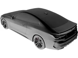 BMW M440i Coupe (2021) 3D Model preview
