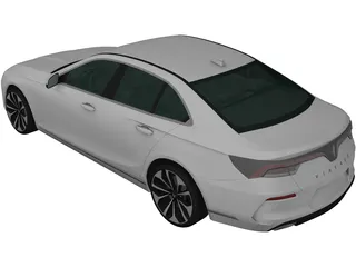 VinFast LUX A2.0 Concept (2018) 3D Model preview