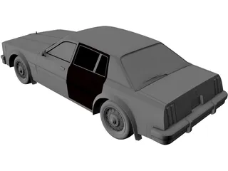 Oldsmobile Delta 88 (1981) 3D Model preview