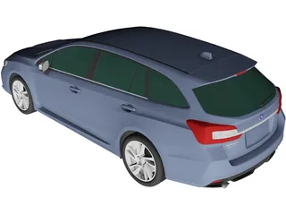 Subaru Levorg GT-S Eyesight (2015) 3D Model preview