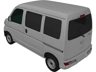 Daihatsu Hijet S320 Cargo (2017) 3D Model preview