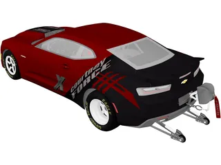 Chevrolet Camaro COPO (2016) 3D Model preview