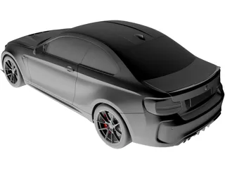 BMW M2 CS (2020) 3D Model preview