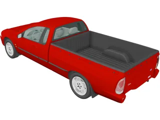 Ford Falcon UTE XLS (2000) 3D Model preview
