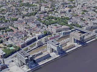 Cologne City, Germany (2022) 3D Model preview