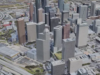 Houston City, TX, USA (2022) 3D Model preview
