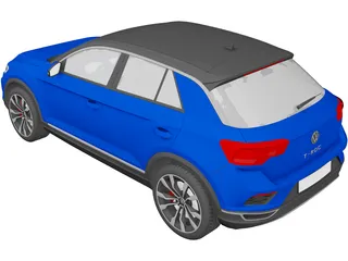 Volkswagen T-Roc 3D Model preview