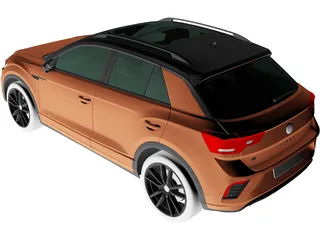 Volkswagen T-Roc R-Line 3D Model preview