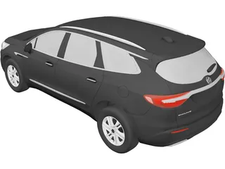 Buick Enclave (2018) 3D Model preview
