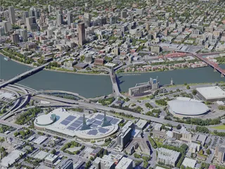 Portland City, OR, USA (2022) 3D Model preview