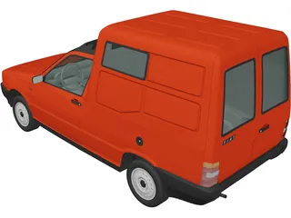 Fiat Fiorino (1988) 3D Model preview