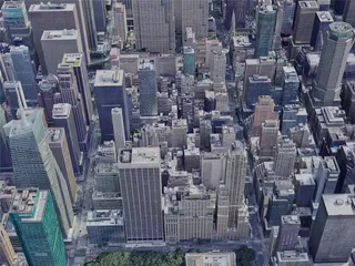 New York City, Manhattan, USA (2022) 3D Model preview