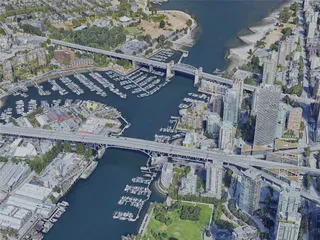 Vancouver City, Canada (2022) 3D Model preview