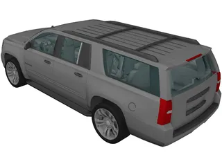 Chevrolet Suburban (2015) 3D Model preview