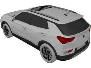 SsangYong Korando (2020) 3D Model preview