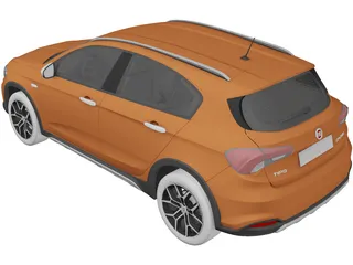 Fiat Tipo Cross (2021) 3D Model preview