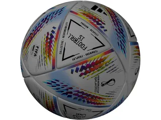 Al Rihla Ball 3D Model preview