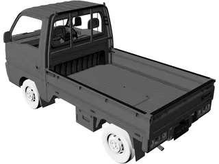 Honda Acty 3D Model preview
