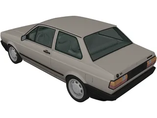 Volkswagen Voyage (1992) 3D Model preview