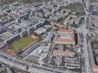 Munich (München) City, Germany (2022) 3D Model preview