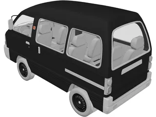 Daewoo Damas (2013) 3D Model preview