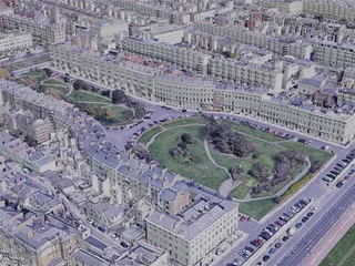 Brighton City, UK (2022) 3D Model preview