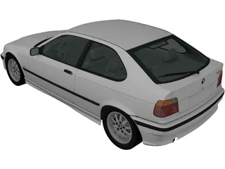 BMW 3-Series Compact [E36] (1994) 3D Model preview