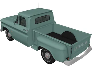 Chevrolet C10 (1963) 3D Model preview