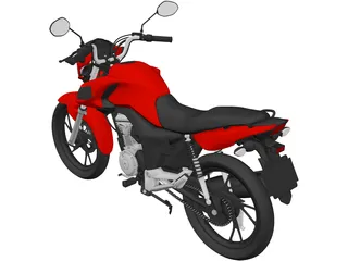 Honda Fan 160 3D Model preview